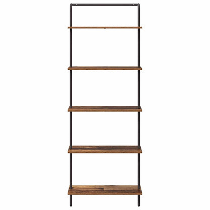 Boekenkast Oudhout 60 x 24 x 168 cm Bewerkt hout