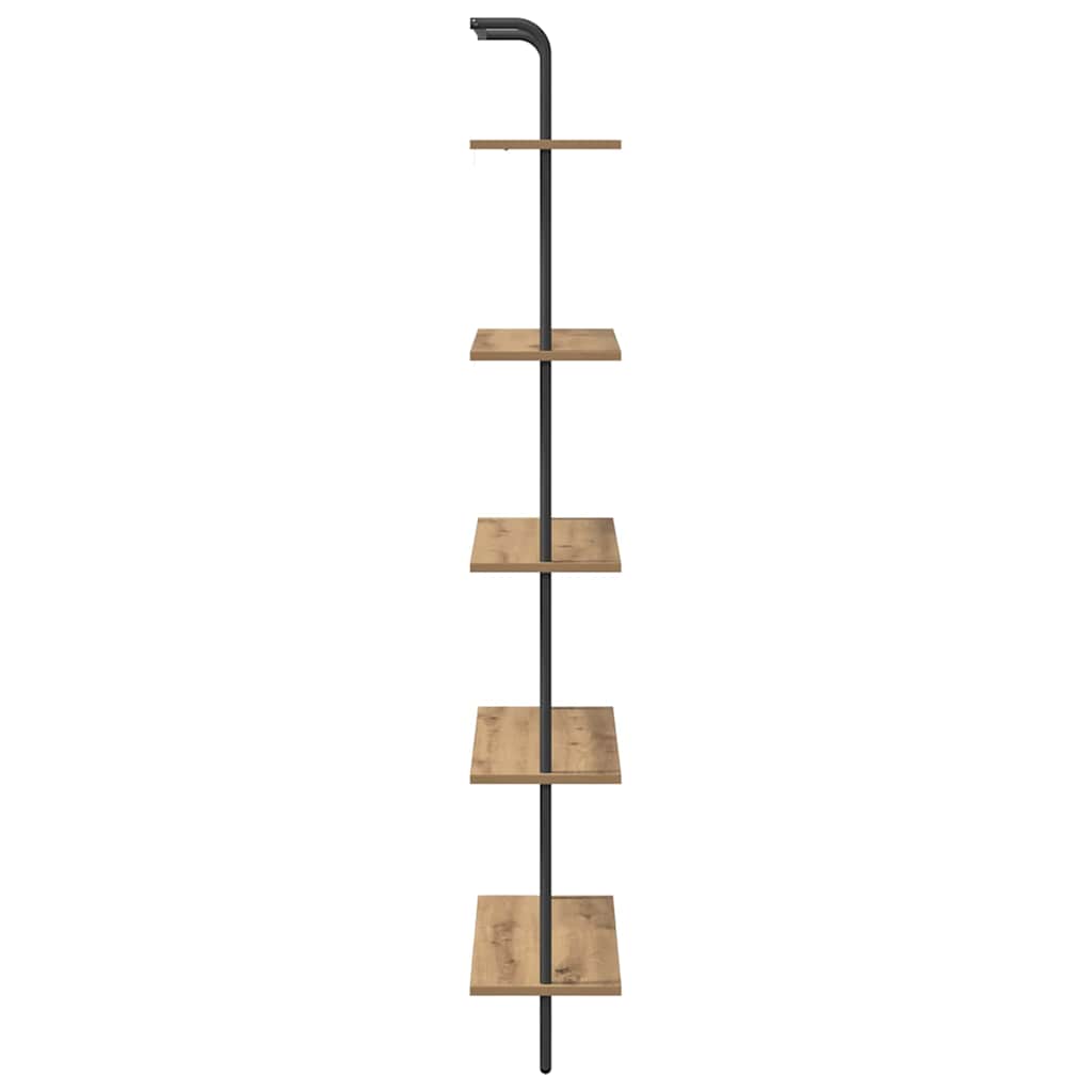 Boekenkast Artisan Eiken 60 x 24 x 168 cm Bewerkt hout