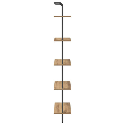 Boekenkast Artisan Eiken 60 x 24 x 168 cm Bewerkt hout
