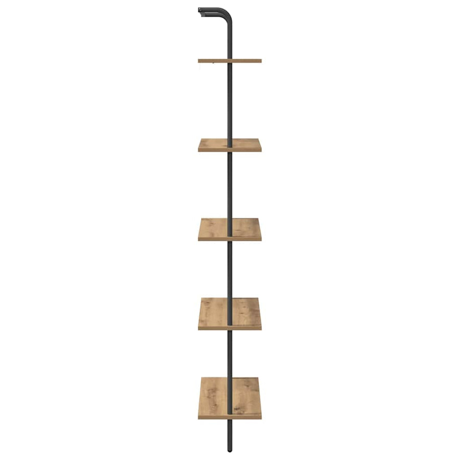 Boekenkast Artisan Eiken 60 x 24 x 168 cm Bewerkt hout