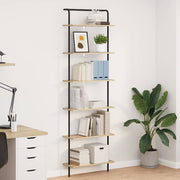 Boekenkast 60x24x203 cm bewerkt hout