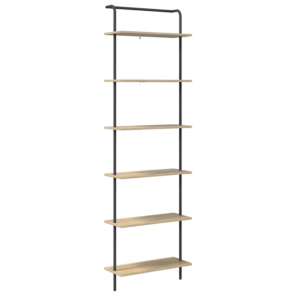 Boekenkast Sonoma Eiken 60 x 24 x 203 cm Bewerkt hout