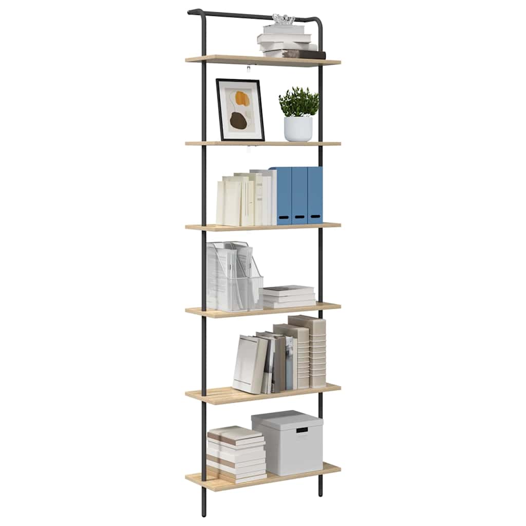 Boekenkast Sonoma Eiken 60 x 24 x 203 cm Bewerkt hout
