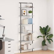 Boekenkast 60x24x203 cm grijs sonoma bewerkt hout
