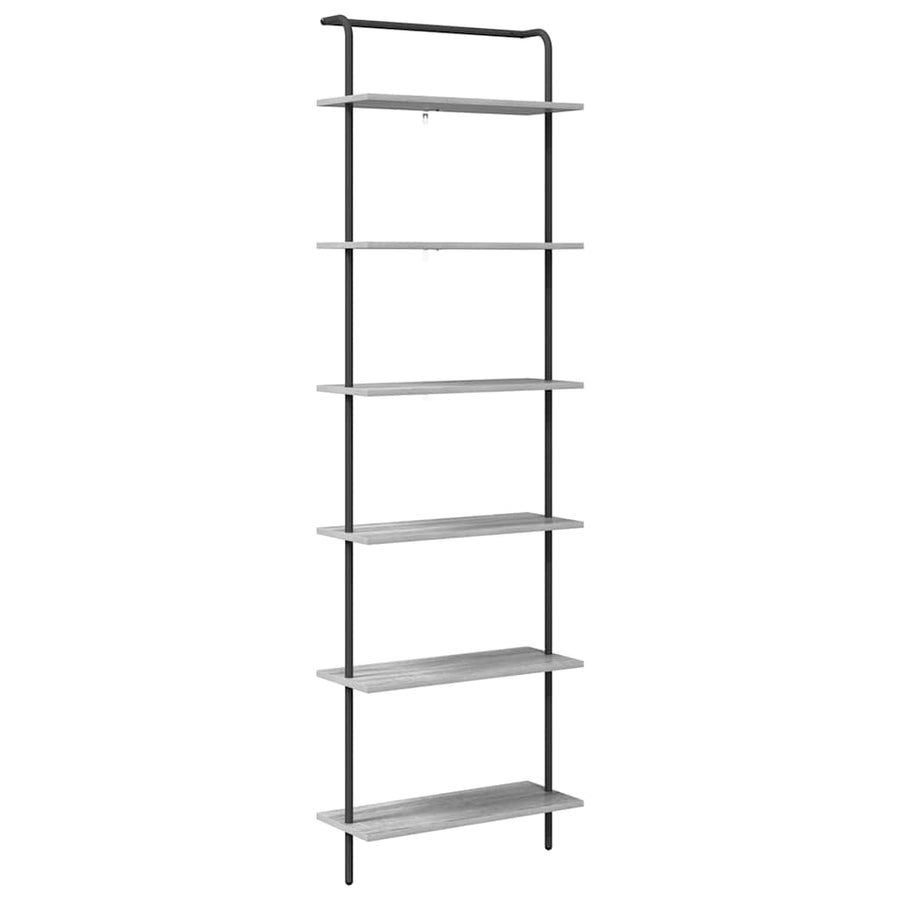 Boekenkast Grijs Sonoma 60 x 24 x 203 cm Bewerkt hout