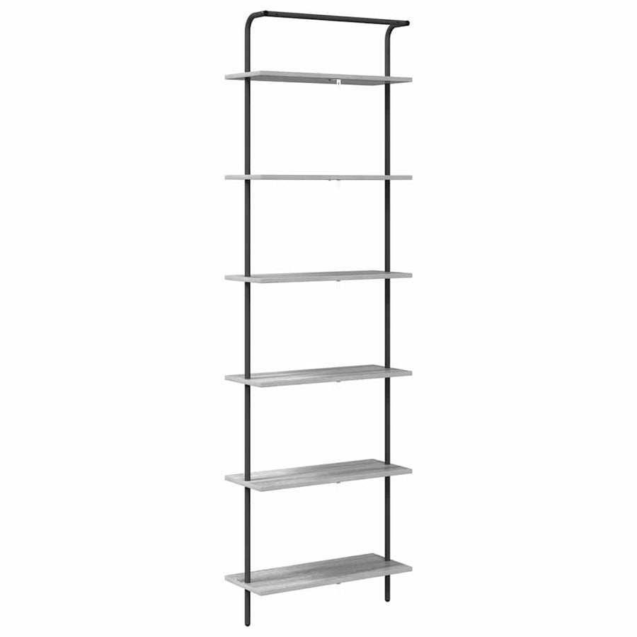 Boekenkast Grijs Sonoma 60 x 24 x 203 cm Bewerkt hout