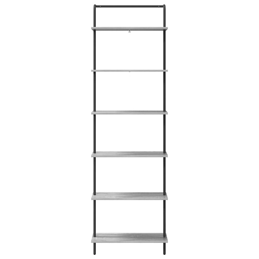 Boekenkast Grijs Sonoma 60 x 24 x 203 cm Bewerkt hout