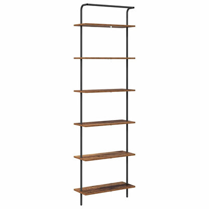 Boekenkast Oudhout 60 x 24 x 203 cm Bewerkt hout