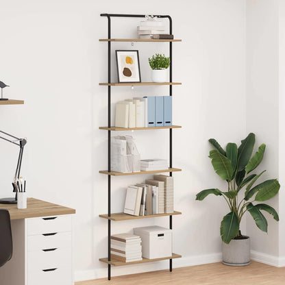 Boekenkast Artisan Eiken 60 x 24 x 203 cm Bewerkt hout