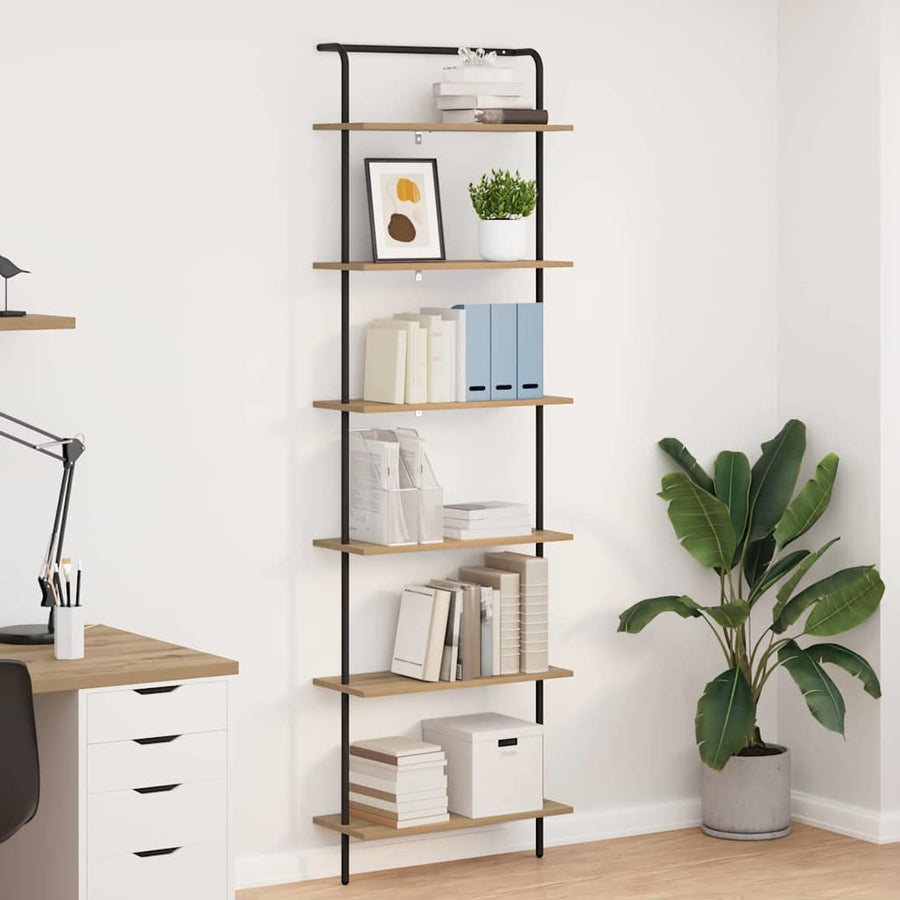 Boekenkast Artisan Eiken 60 x 24 x 203 cm Bewerkt hout