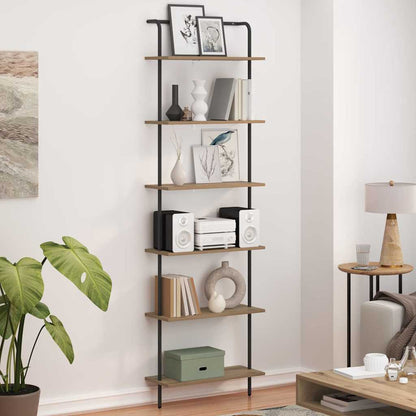 Boekenkast Artisan Eiken 60 x 24 x 203 cm Bewerkt hout