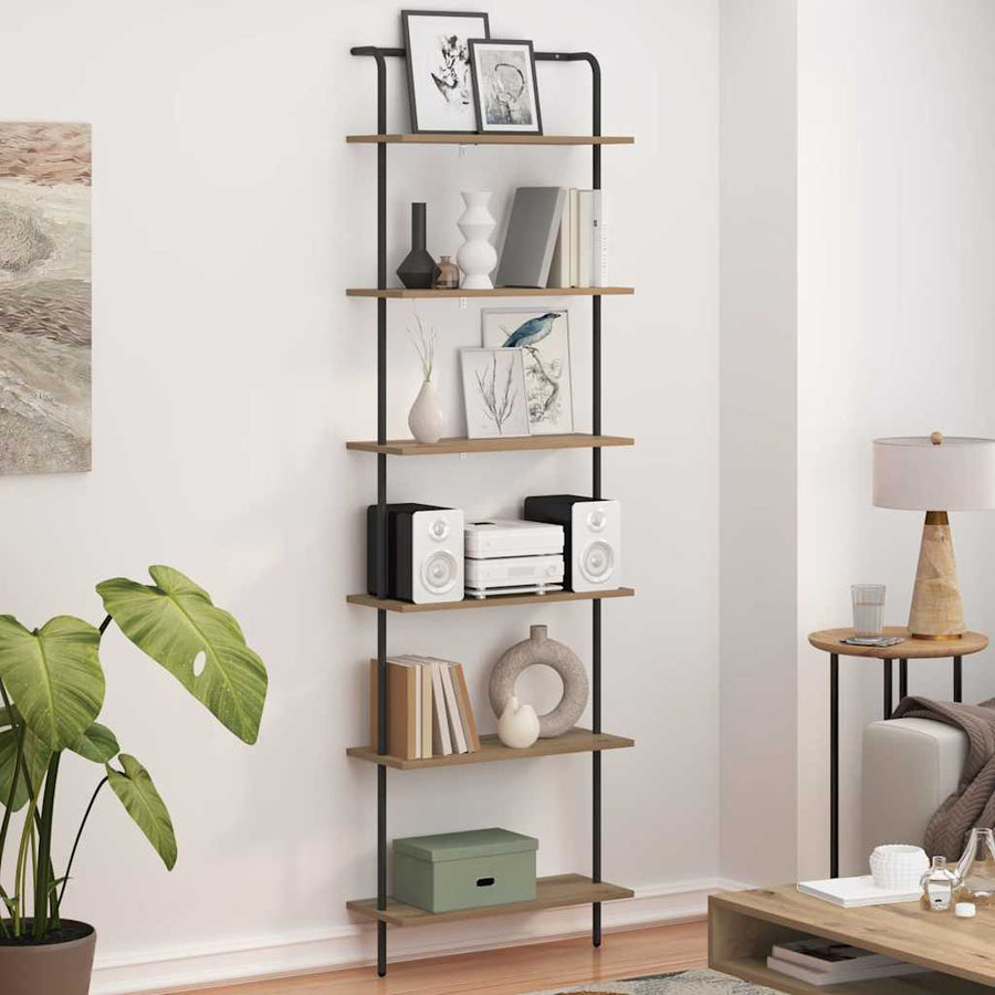 Boekenkast Artisan Eiken 60 x 24 x 203 cm Bewerkt hout