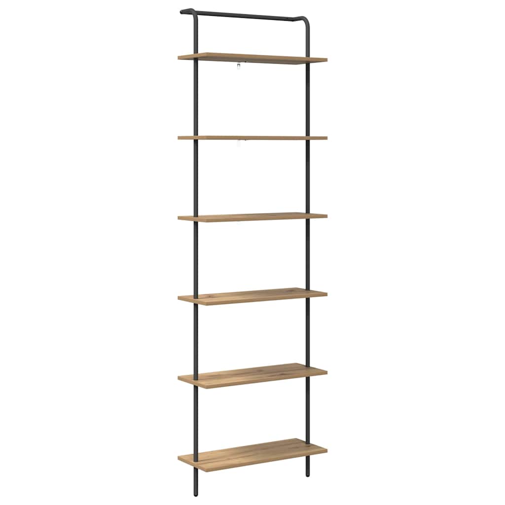 Boekenkast Artisan Eiken 60 x 24 x 203 cm Bewerkt hout