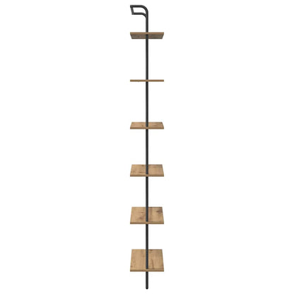 Boekenkast Artisan Eiken 60 x 24 x 203 cm Bewerkt hout