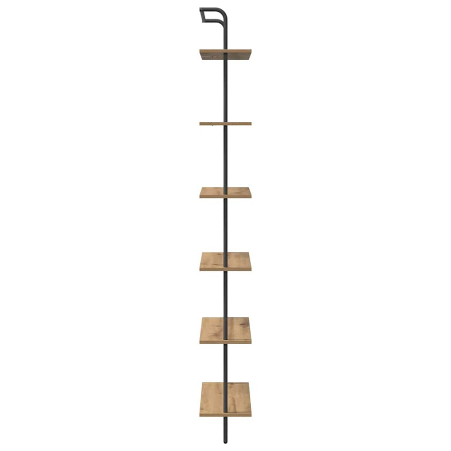 Boekenkast Artisan Eiken 60 x 24 x 203 cm Bewerkt hout