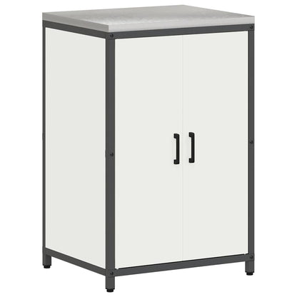 Keuken Opslag Set 3 pcs Wit 210 x 50 x 92 cm Koudgewalst staal