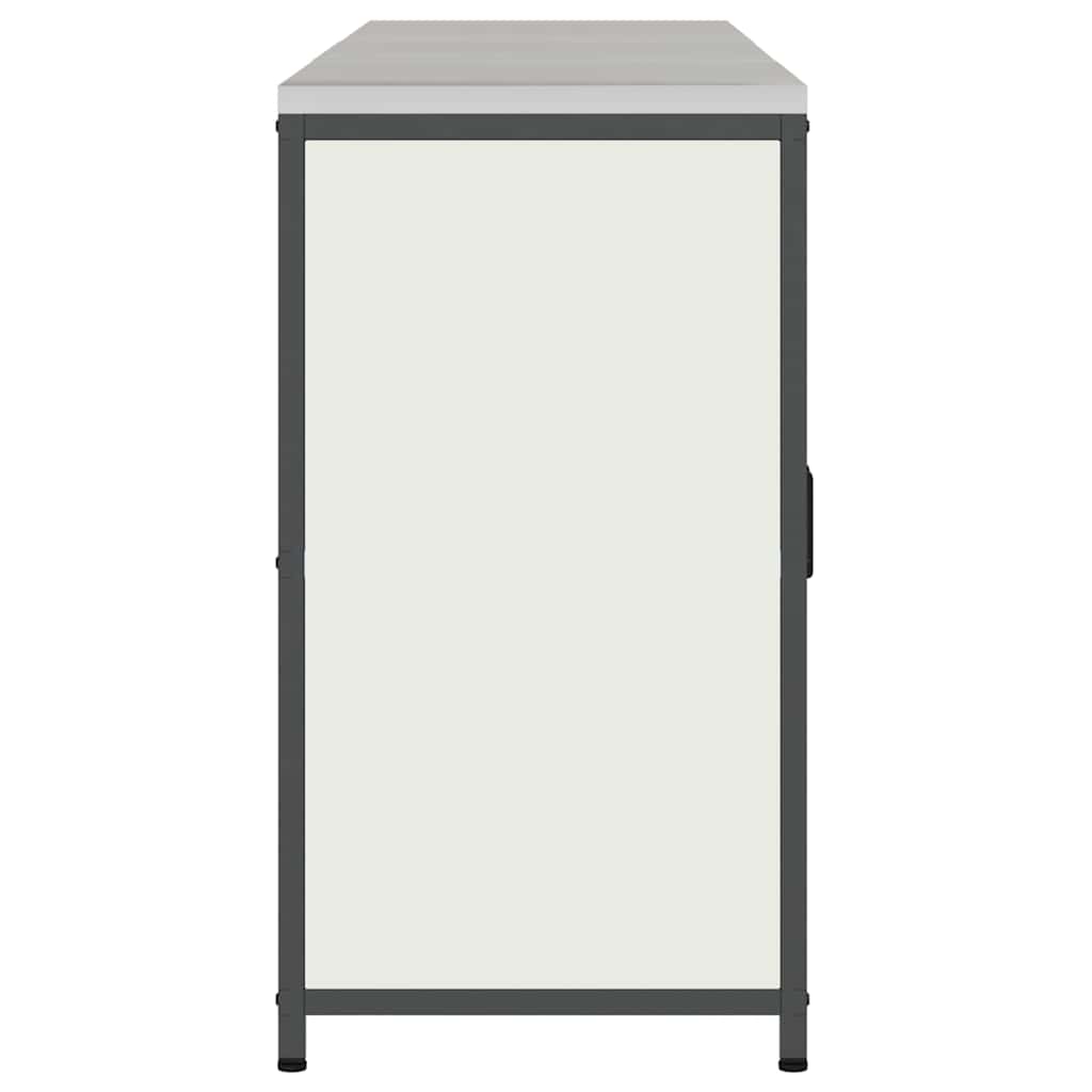 Keuken Opslag Set 3 pcs Wit 210 x 50 x 92 cm Koudgewalst staal