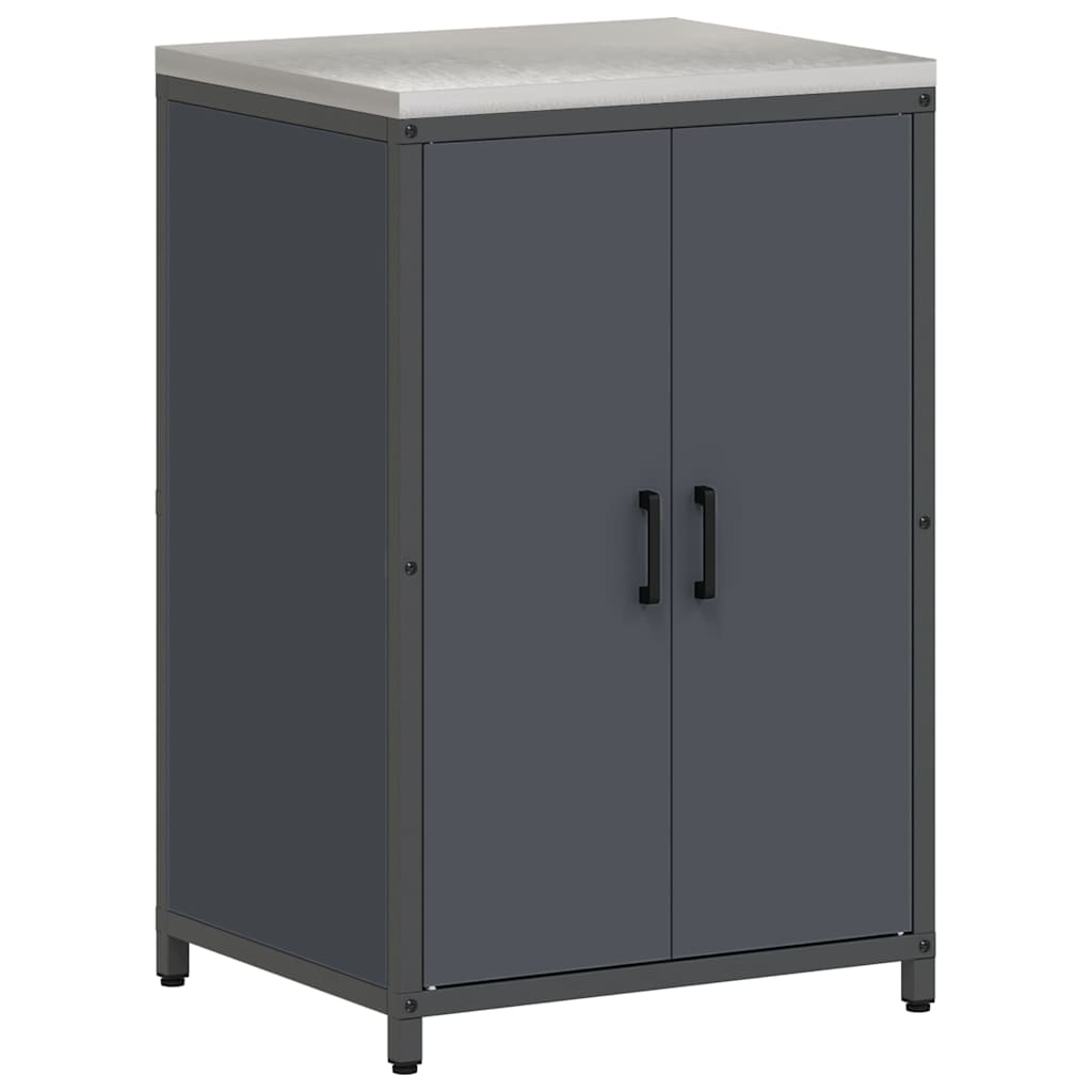 Keuken Opslag Set met plank Anders met opslag met de deur 3 pcs Antraciet 210 x 50 x 92 cm