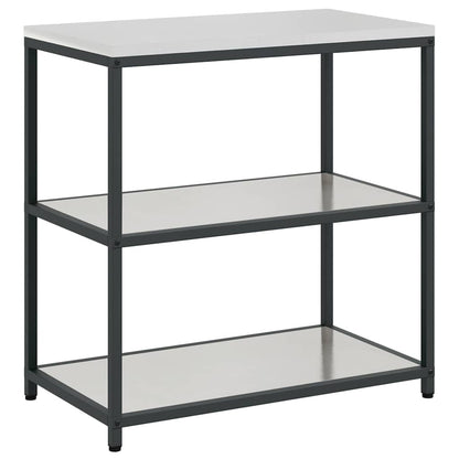 Keuken Opslag Set 3 pcs Zilver 210 x 50 x 92 cm Roestvrij staal