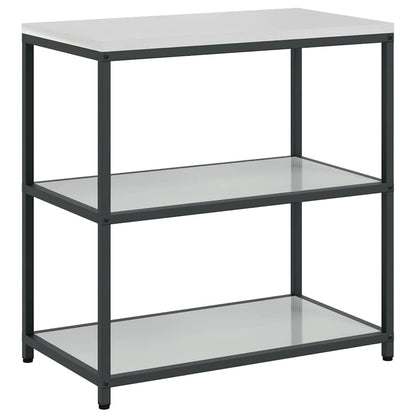 Keuken Opslag Set met plank Anders met opslag met de deur 3 pcs Zilver 210 x 50 x 92 cm