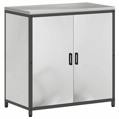 Keuken Opslag Set met plank Anders met opslag met de deur 3 pcs Zilver 210 x 50 x 92 cm