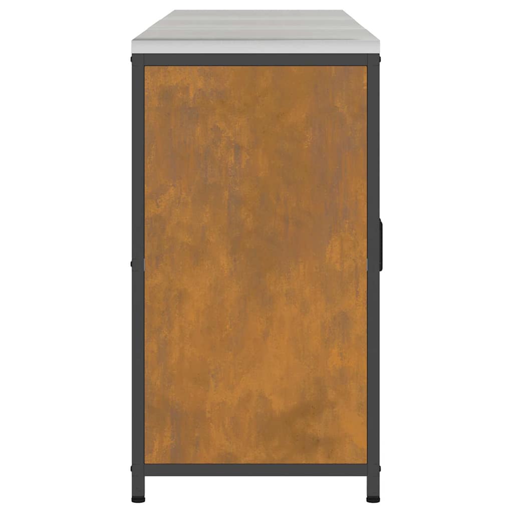 Keuken Opslag Set 3 pcs Roestig 210 x 50 x 92 cm Cortenstaal