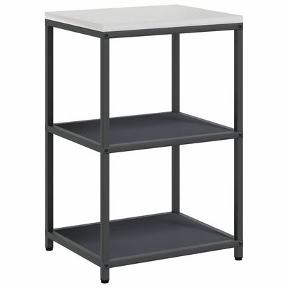 Keukenopslag set met plank met opslag met de deur Verstelbaar 2 pcs Antraciet 150 x 50 x 92 cm