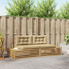 Modulaire tuinbank 230,5 cm wit acaciahout