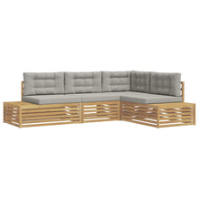 4 Stuk Buiten bankenset Polyester Wit