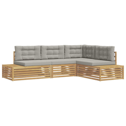 4 Stuk Buiten bankenset Polyester Wit