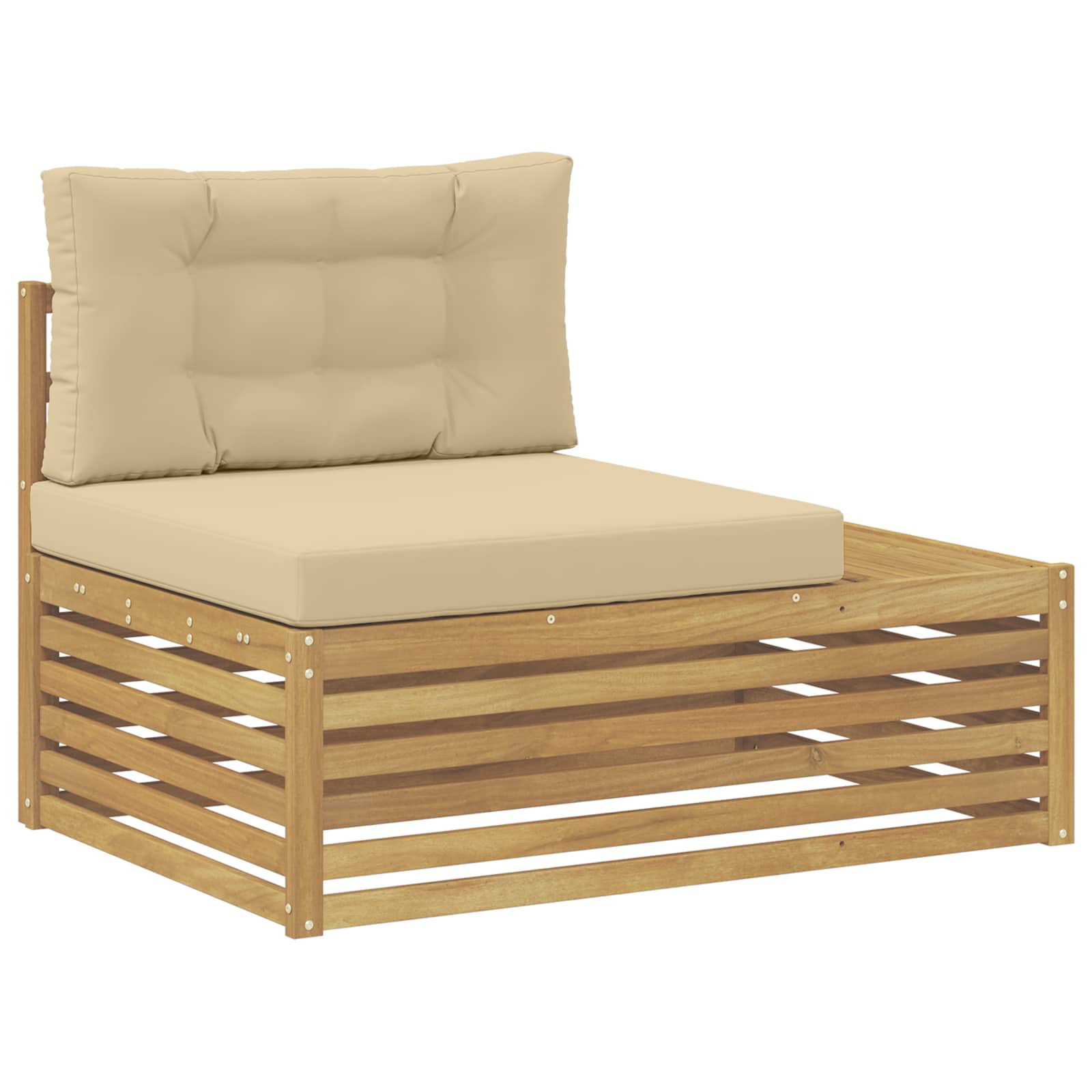 5 Stuk Buiten bankenset Polyester Wit