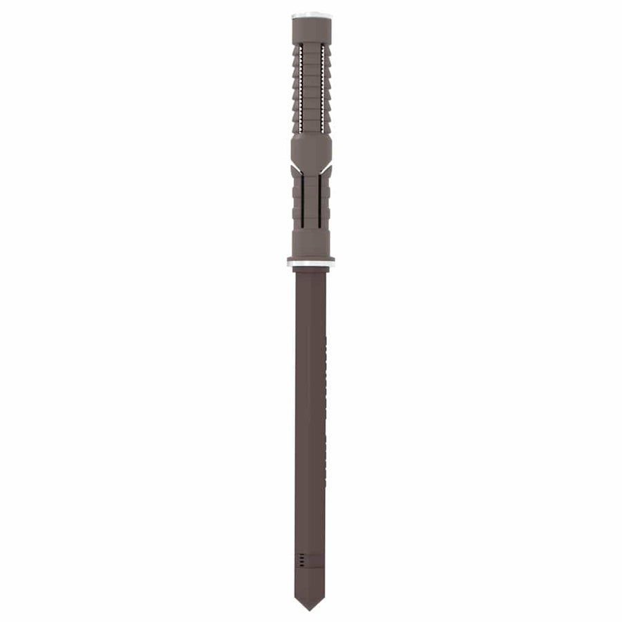 Vloeiende planken steunen 12 pcs Bruin Ø10 x 170 mm Staal