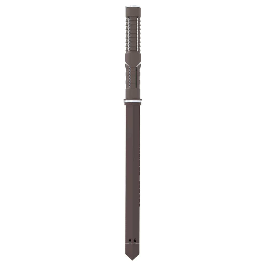 Vloeiende planken steunen 12 pcs Bruin Ø12 x 190 mm Staal