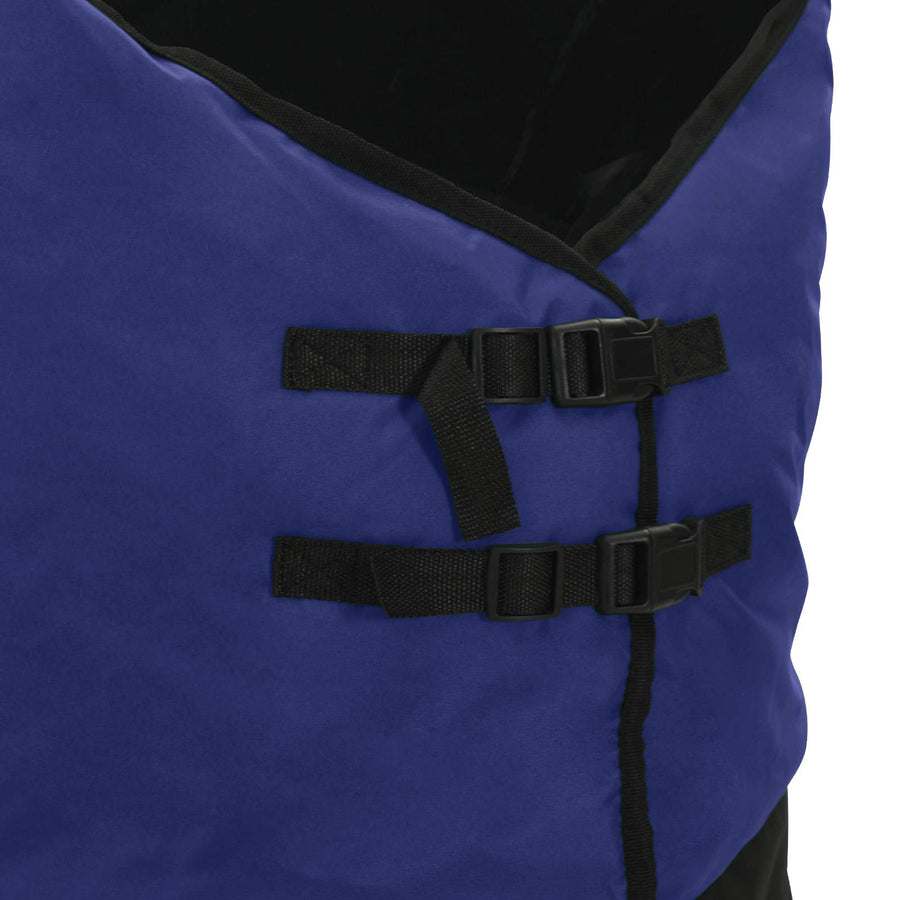 Paardendeken Donkergroen en Zwart 165 cm Polyester