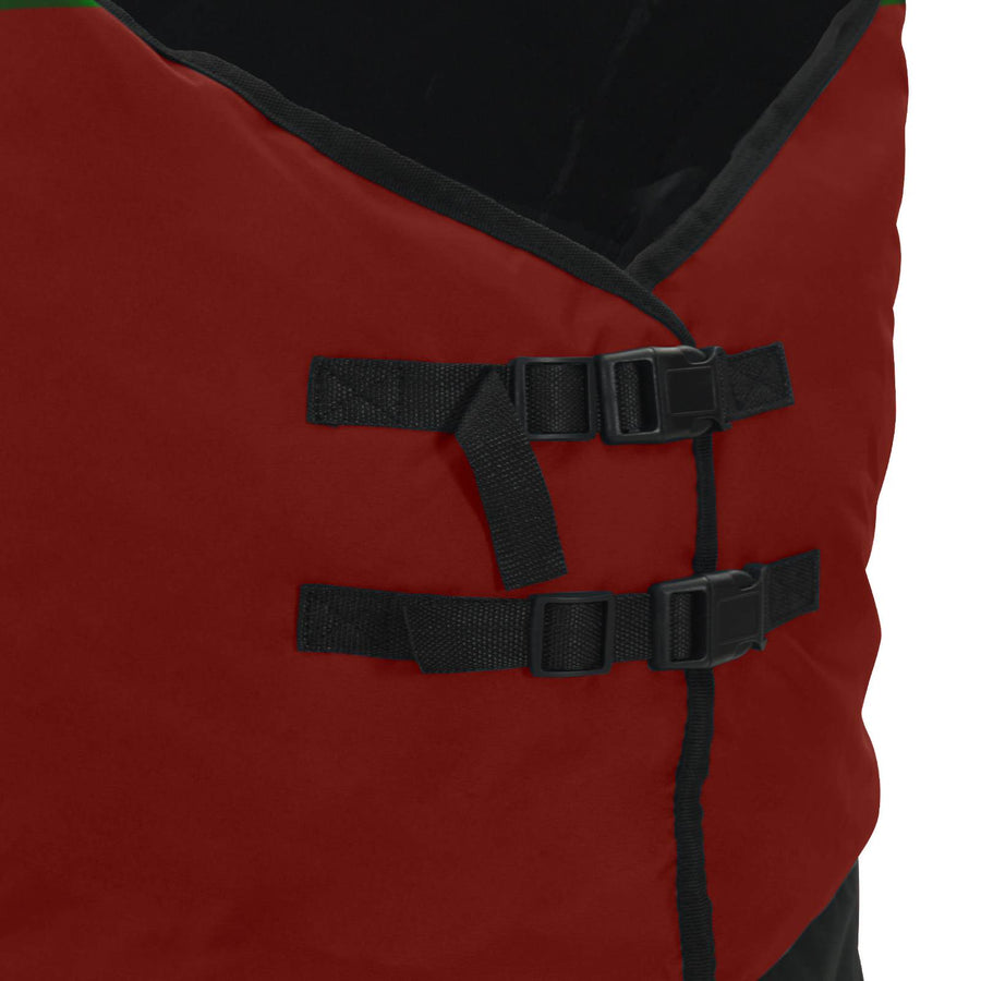 Paardendeken Donkergroen en Zwart 95 cm Polyester