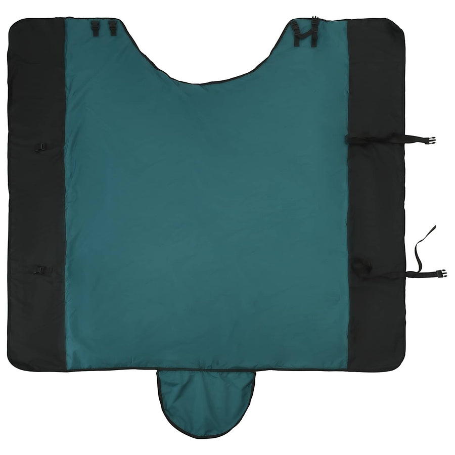 Paardendeken Donkergroen en Zwart 95 cm Polyester