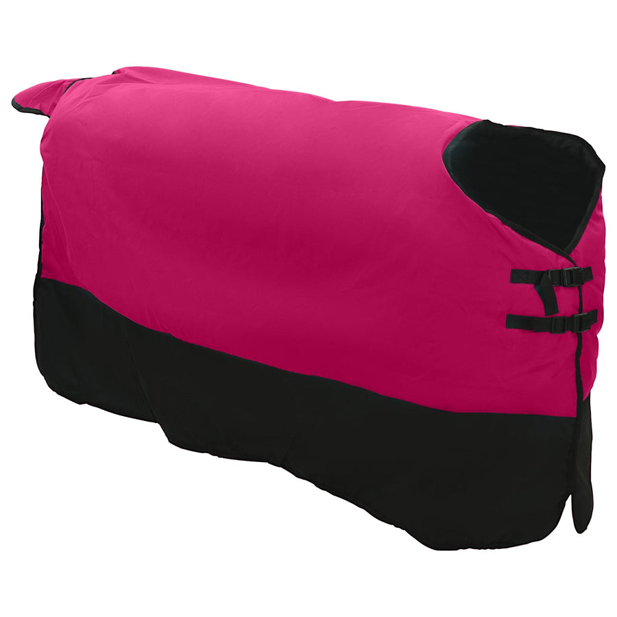 Paardendeken Roze en Zwart 115 cm Polyester