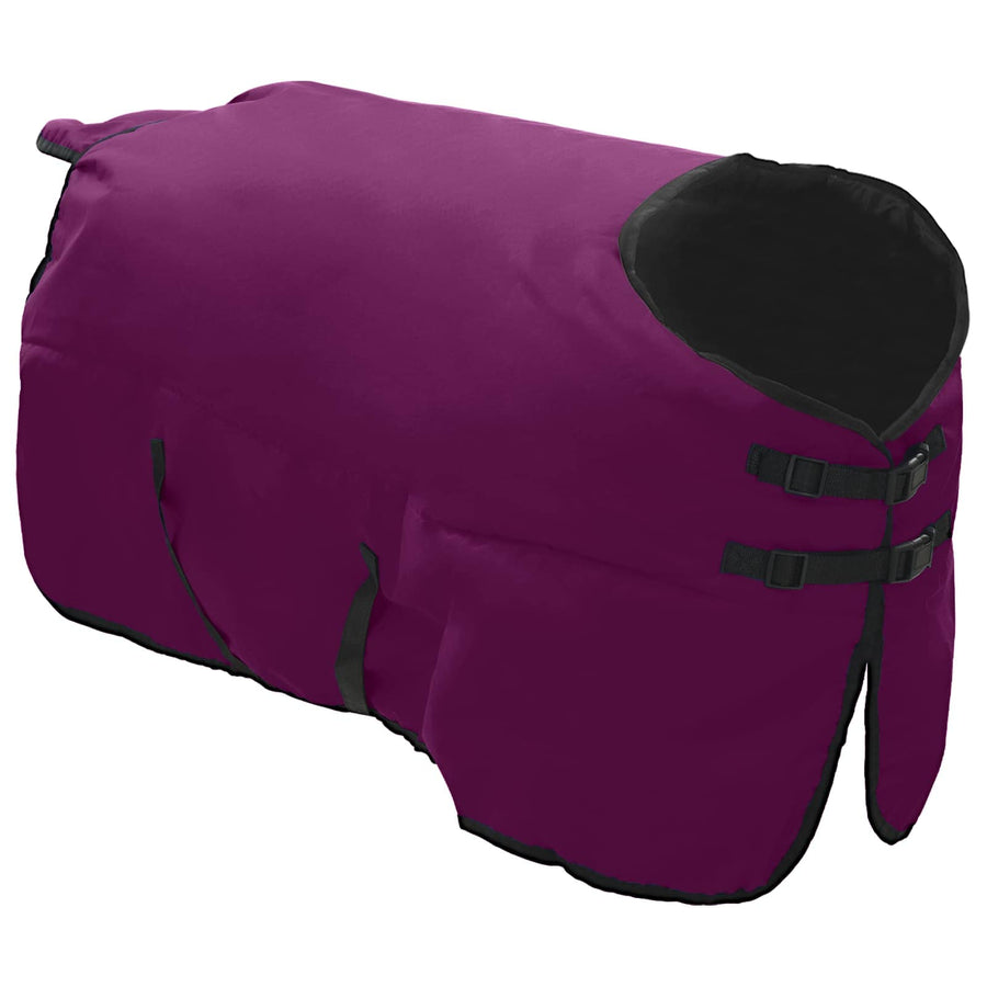 Paardendeken Donkergroen en Zwart 85 cm Polyester