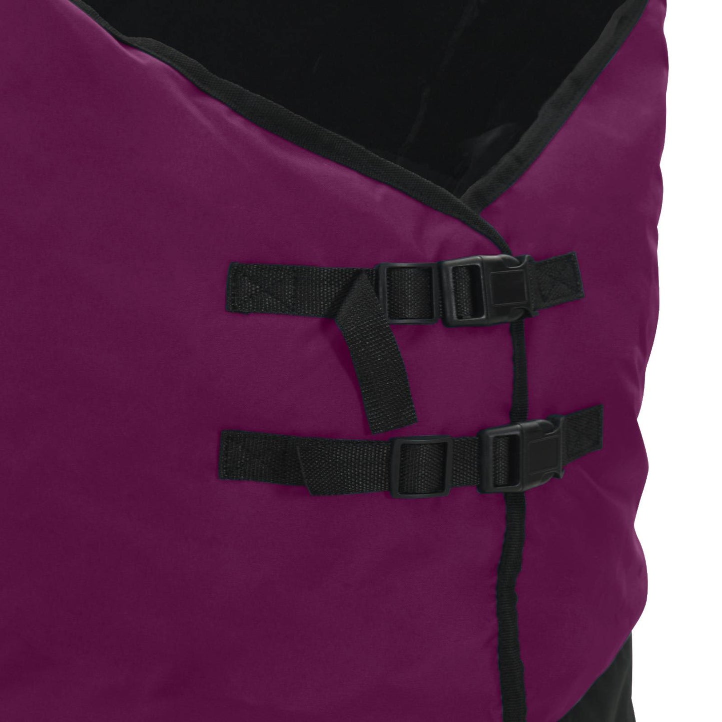 Paardendeken Donkergroen en Zwart 115 cm Polyester