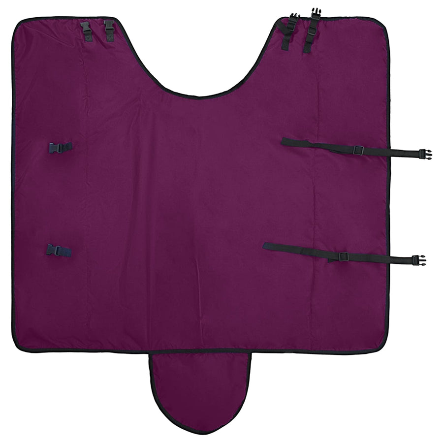 Paardendeken Donkergroen en Zwart 115 cm Polyester