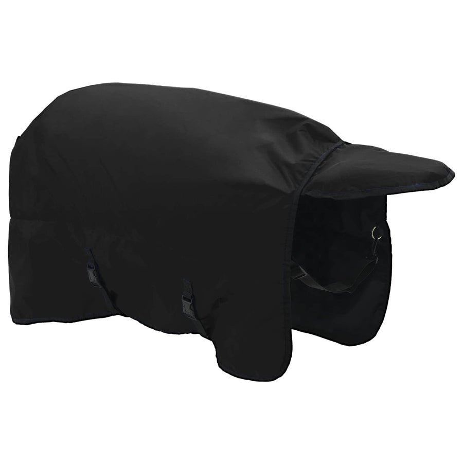 Paardendeken Donkergroen en Zwart 85 cm Polyester