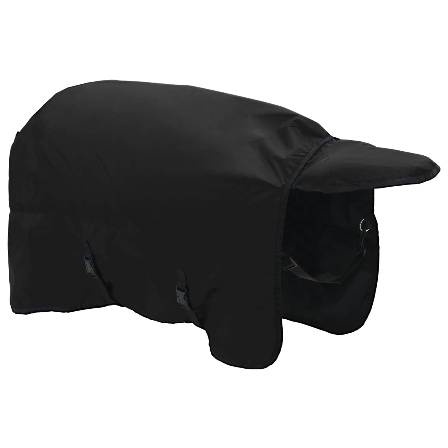 Paardendeken Donkergroen en Zwart 125 cm Polyester