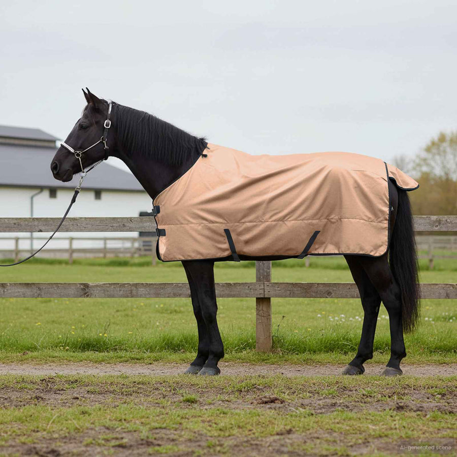 Paardendeken Cappuccino 125 cm Polyester