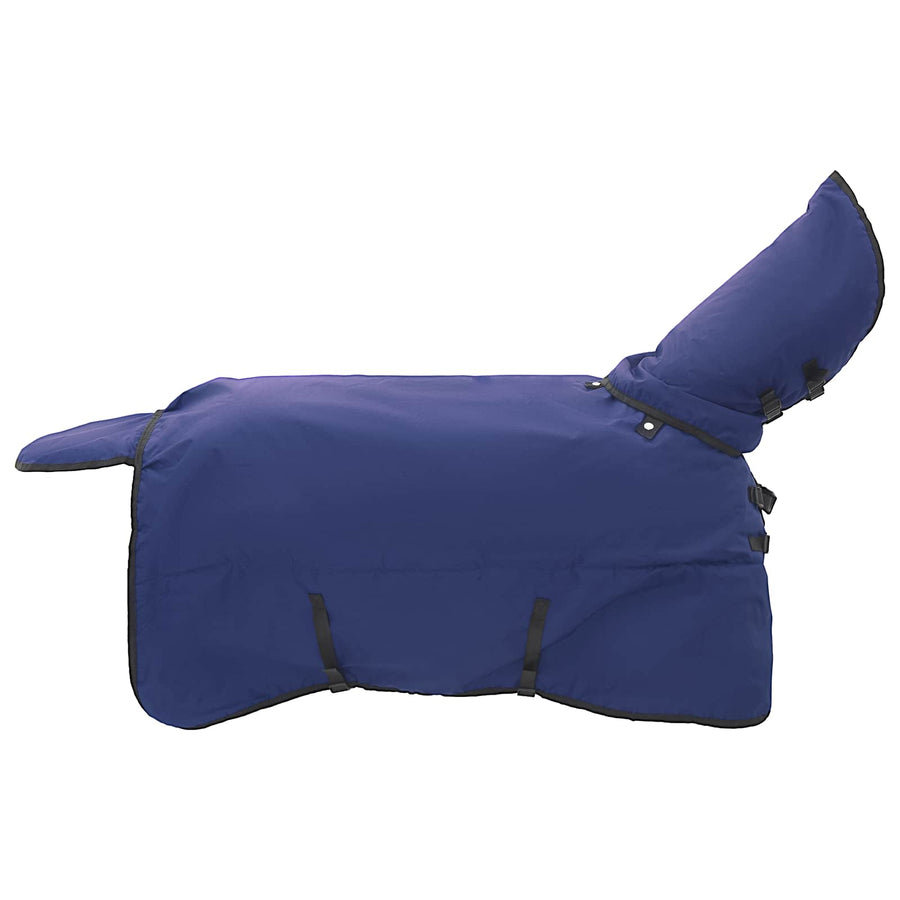 Paardendeken Donkergroen en Zwart 75 cm Polyester