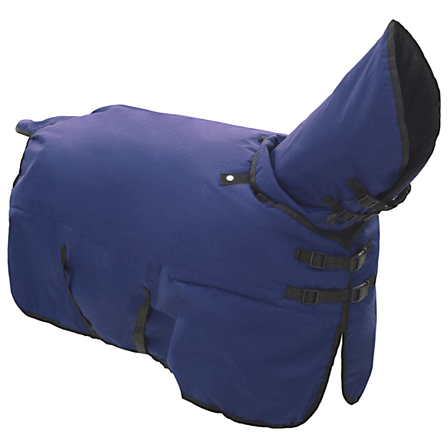 Paardendeken Donkergroen en Zwart 115 cm Polyester