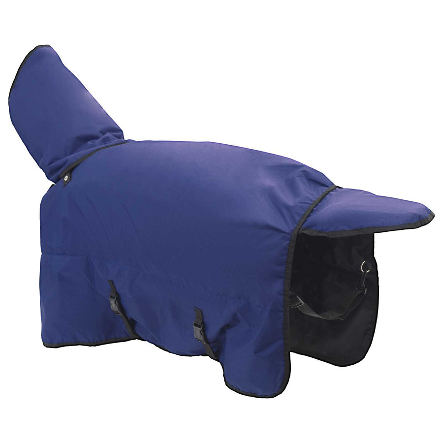 Paardendeken Donkergroen en Zwart 115 cm Polyester