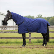 Paardendeken donkergroen zwart 145 cm polyester