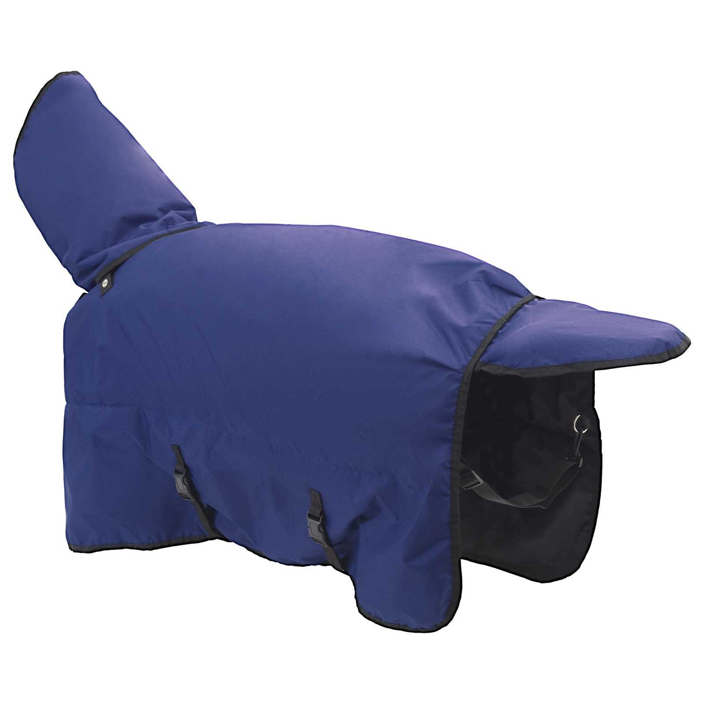 Paardendeken Donkergroen en Zwart 145 cm Polyester
