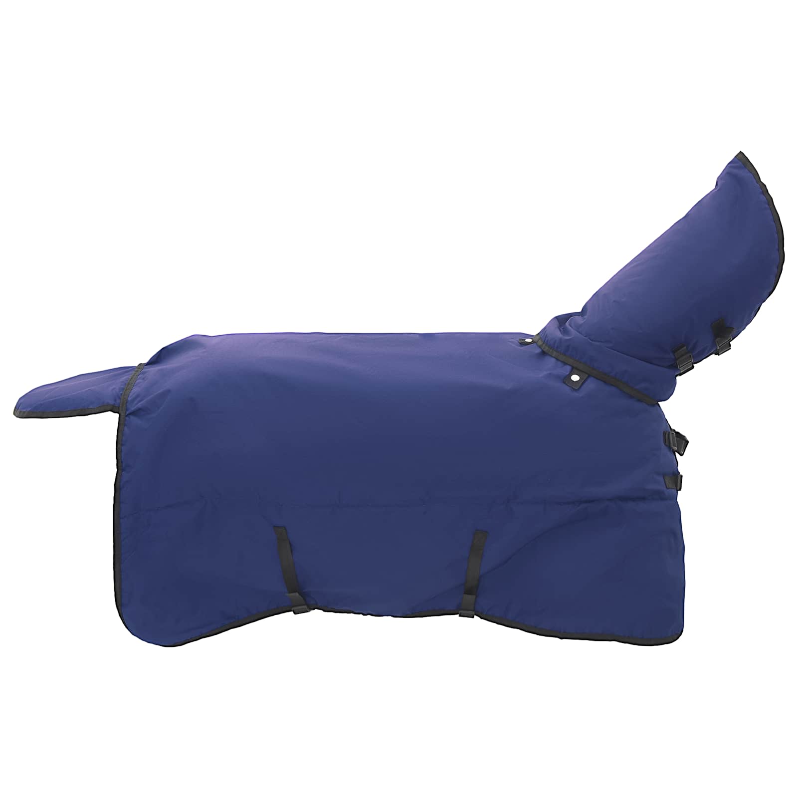 Paardendeken Donkergroen en Zwart 145 cm Polyester