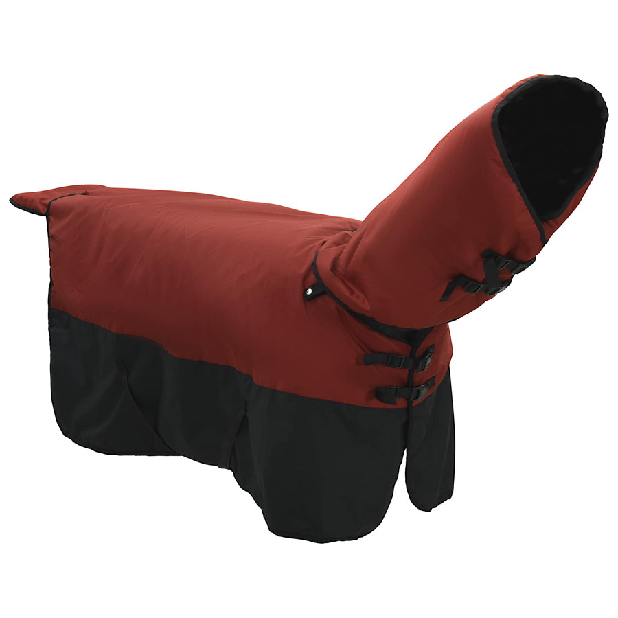 Paardendeken Donkergroen en Zwart 105 cm Polyester